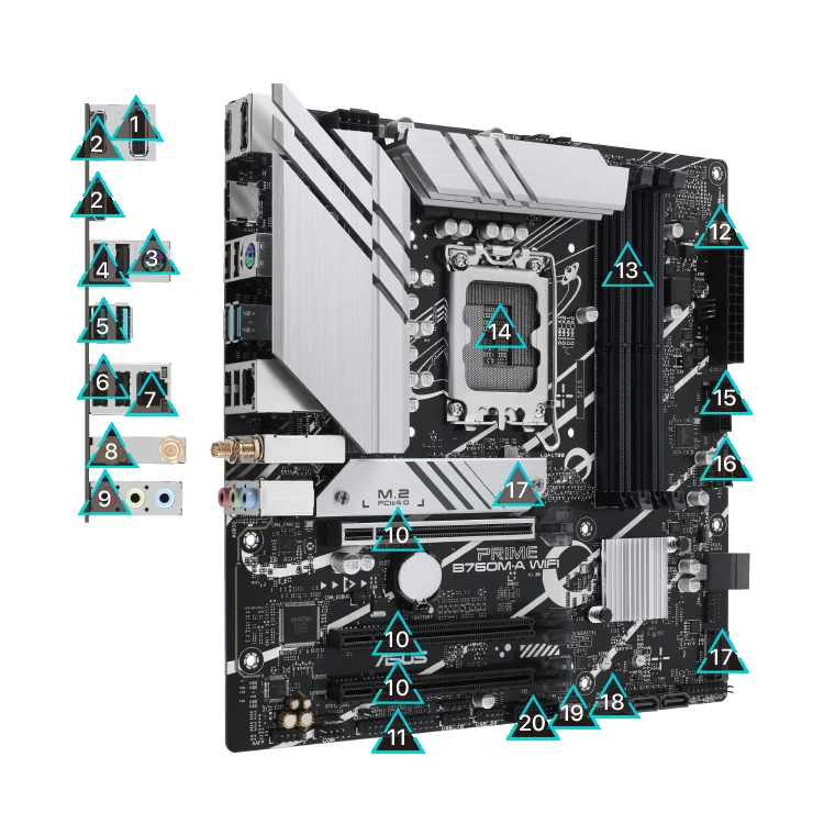 Mainboard ASUS PRIME B760M-A II NEW