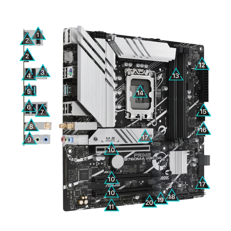 Mainboard ASUS PRIME B760M-A WIFI D4 NEW