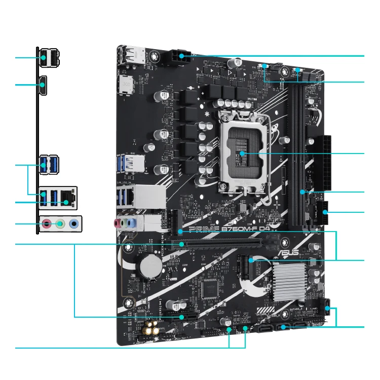 Mainboard ASUS PRIME B760M-F D4-CSM NEW