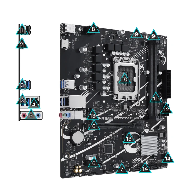 Mainboard ASUS PRIME B760M-F D4 NEW