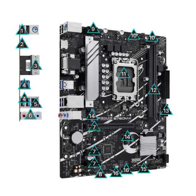 Mainboard ASUS PRIME B760M-K NEW