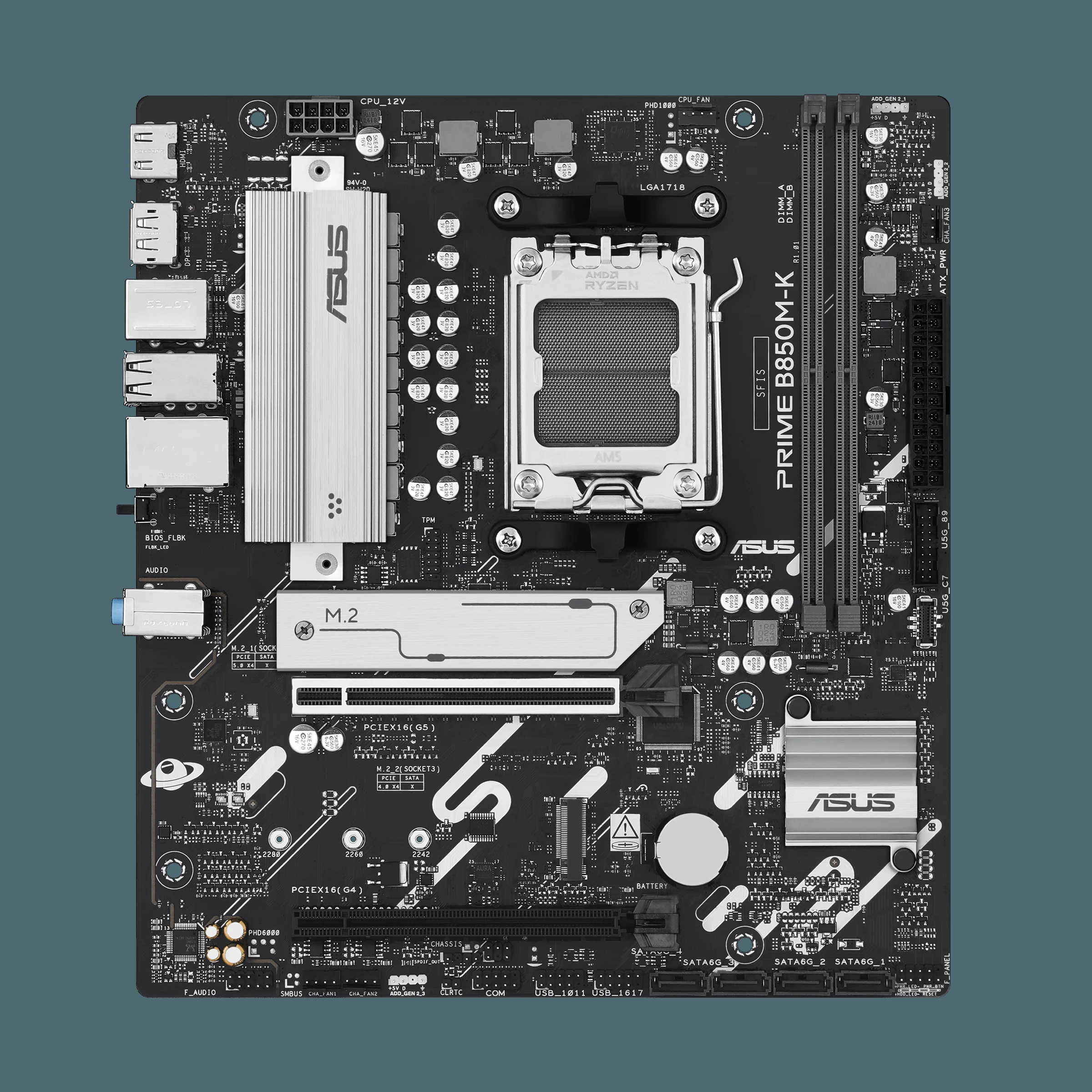 Mainboard ASUS PRIME B850M-K - 2 Khe RAM DDR5 - AM5 - NEW