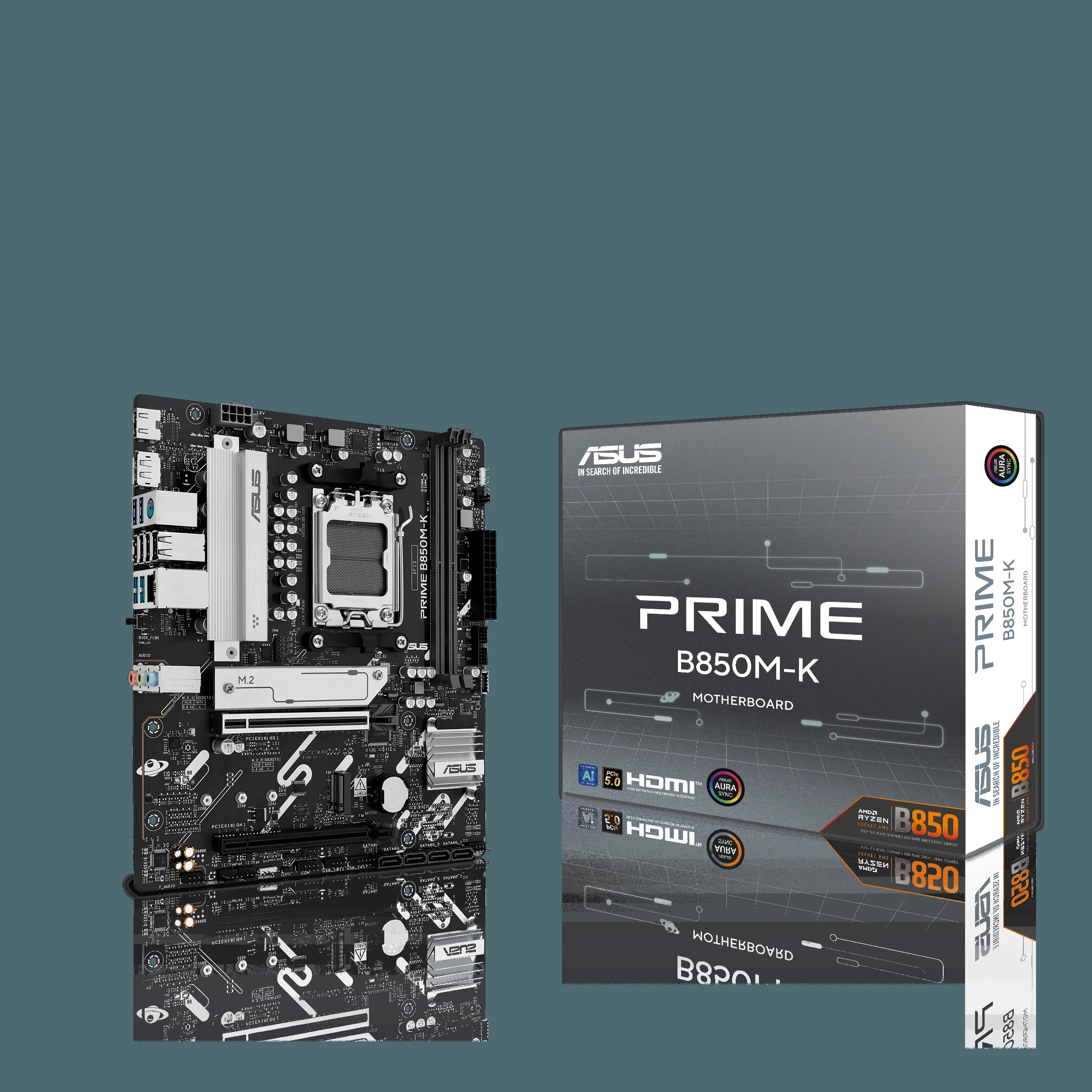 Mainboard ASUS PRIME B850M-K - 2 Khe RAM DDR5 - AM5 - NEW