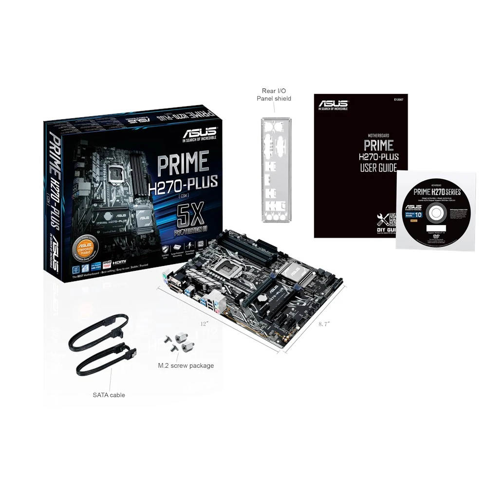 Mainboard ASUS PRIME H270-PLUS - LGA 1151 - NEW
