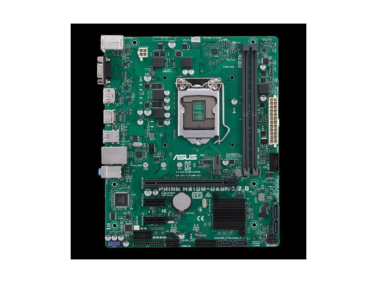 Mainboard ASUS PRIME H310M-A R2.0 - LGA 1151 - NEW