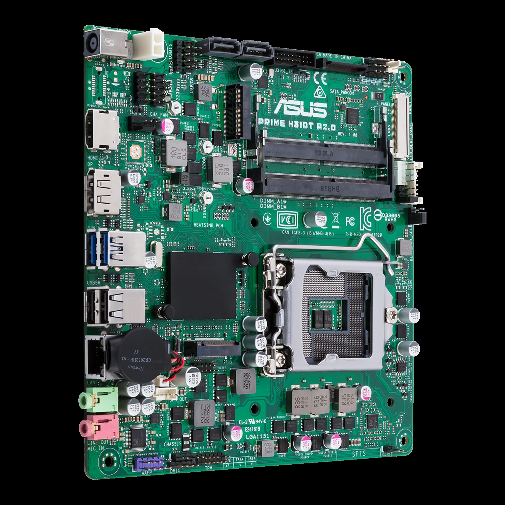 Mainboard ASUS PRIME H310T - LGA 1151 - NEW