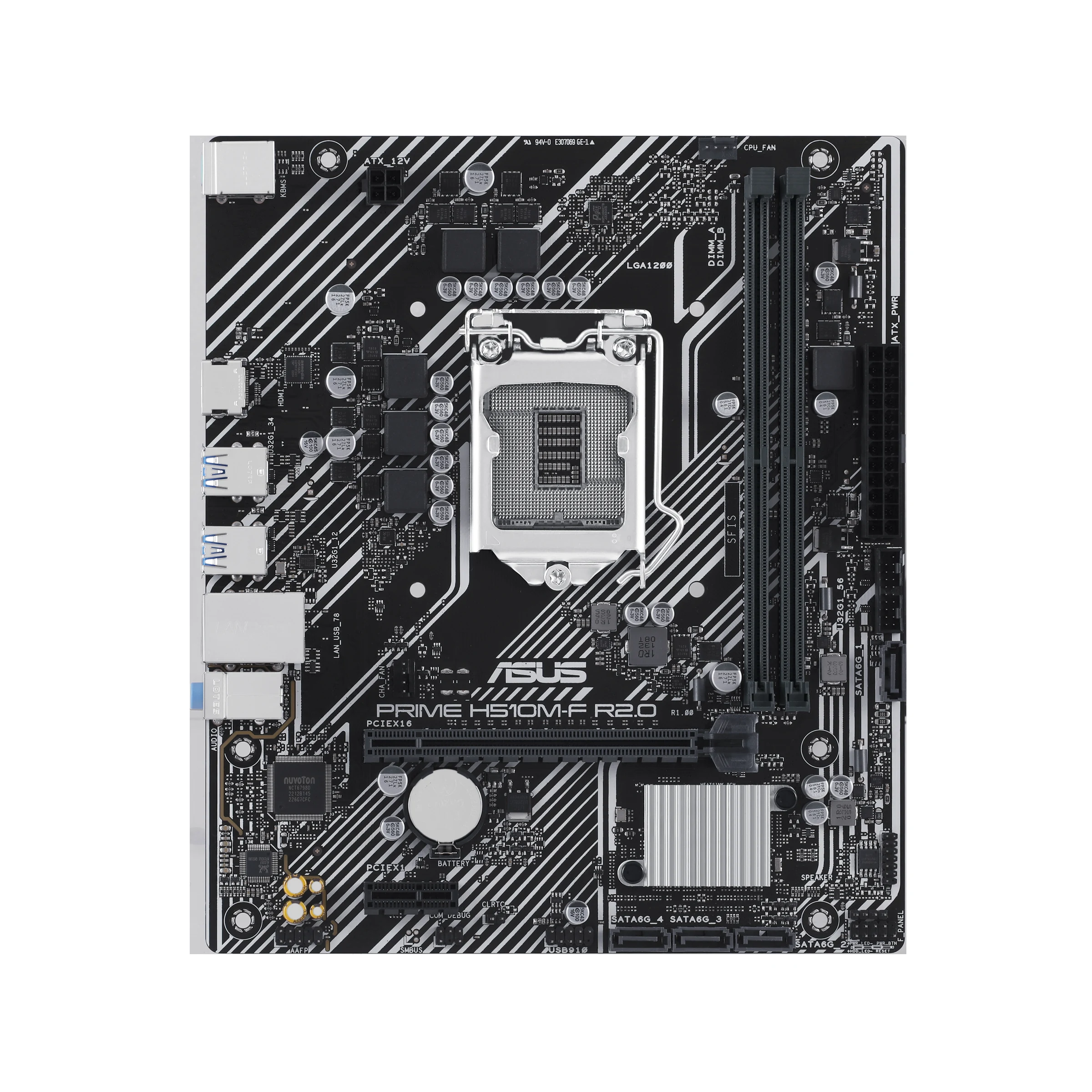 Mainboard ASUS PRIME H510M-F R2.0 - LGA 1200 - NEW