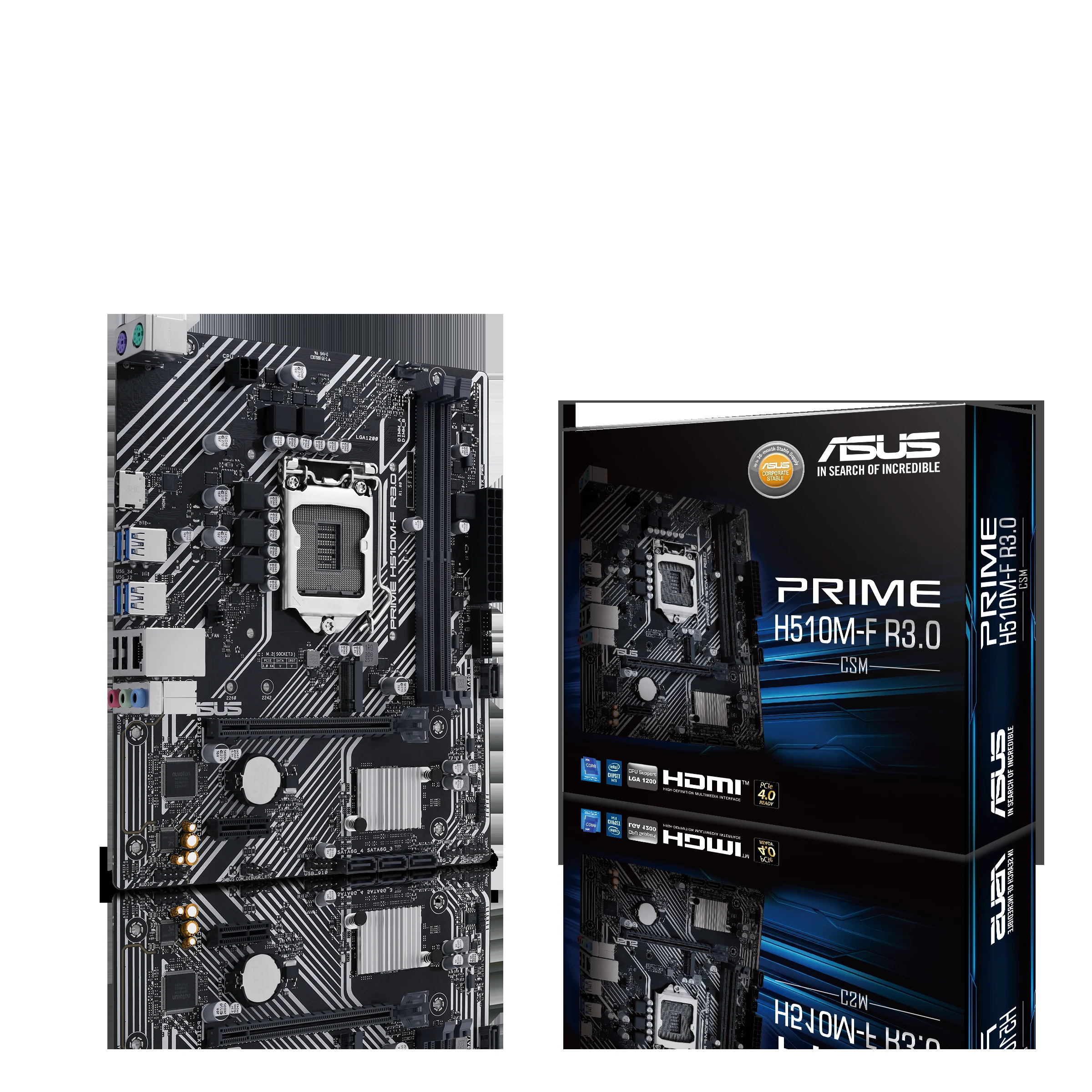 Mainboard ASUS PRIME H510M-F R3.0-CSM - LGA 1200 - NEW