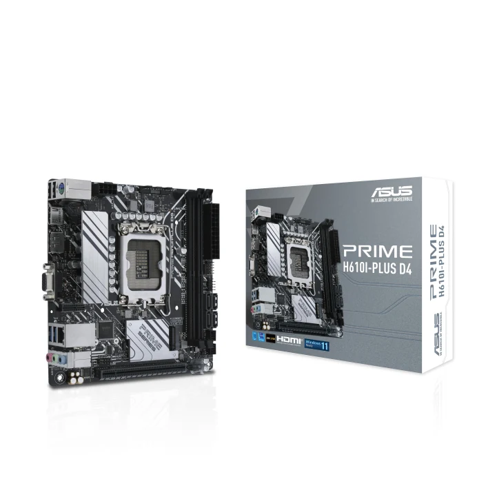 Mainboard Asus PRIME H610I-PLUS D4 - 2 Khe Ram DDR4 - LGA 1700 - NEW