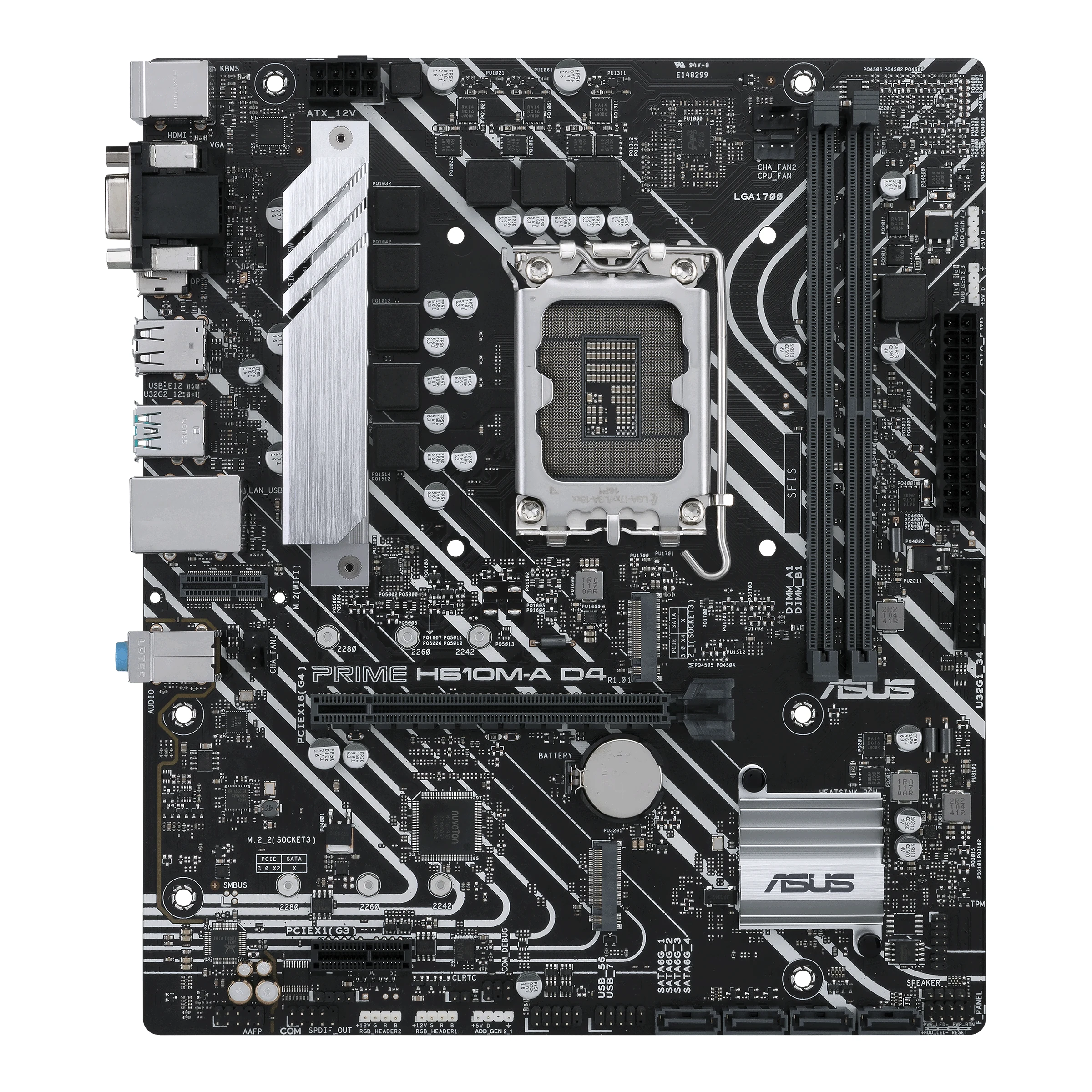 Mainboard Asus PRIME H610M-A D4 - 2 Khe Ram DDR4 - LGA 1700 - NEW