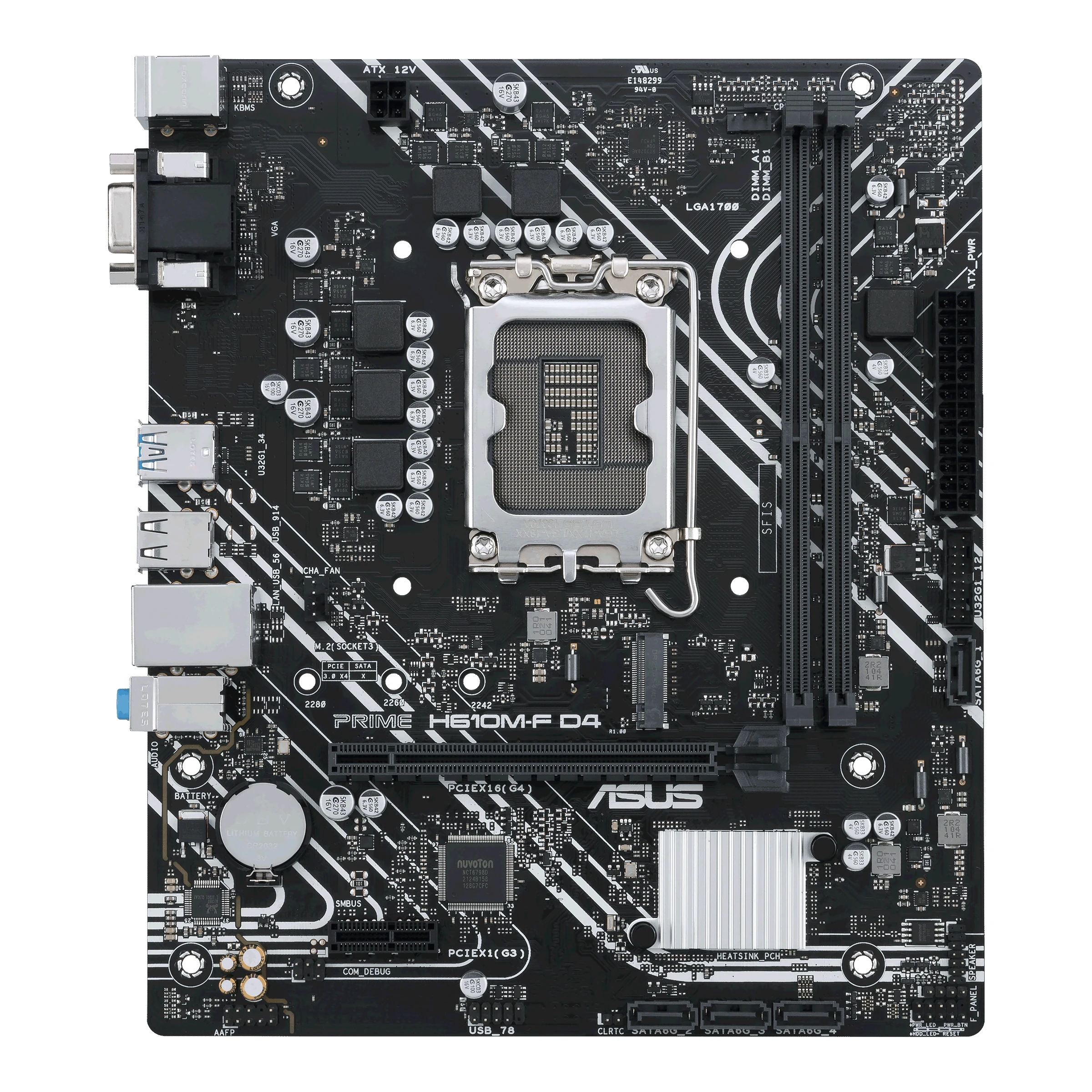 Mainboard Asus PRIME H610M-A D4 - 2 Khe Ram DDR4 - LGA 1700 - NEW