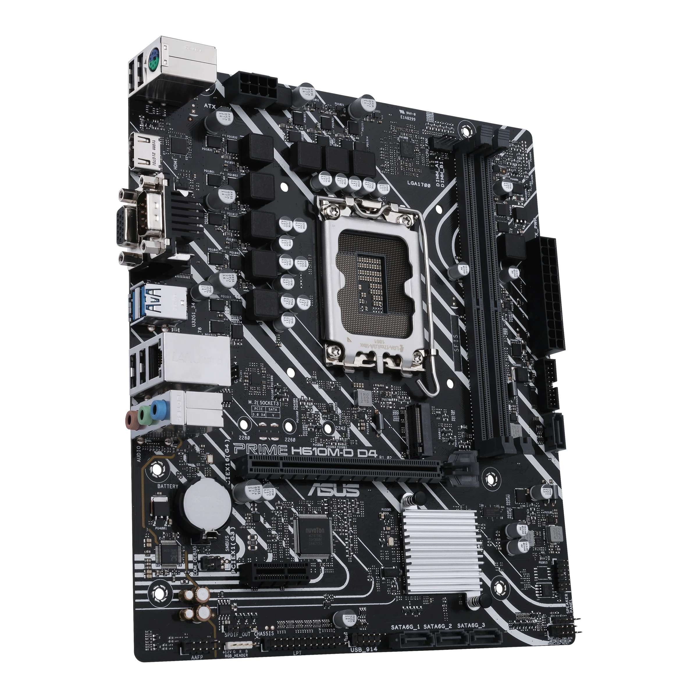 Mainboard Asus PRIME H610M-D D4 - 2 Khe Ram DDR4 - LGA 1700 - NEW