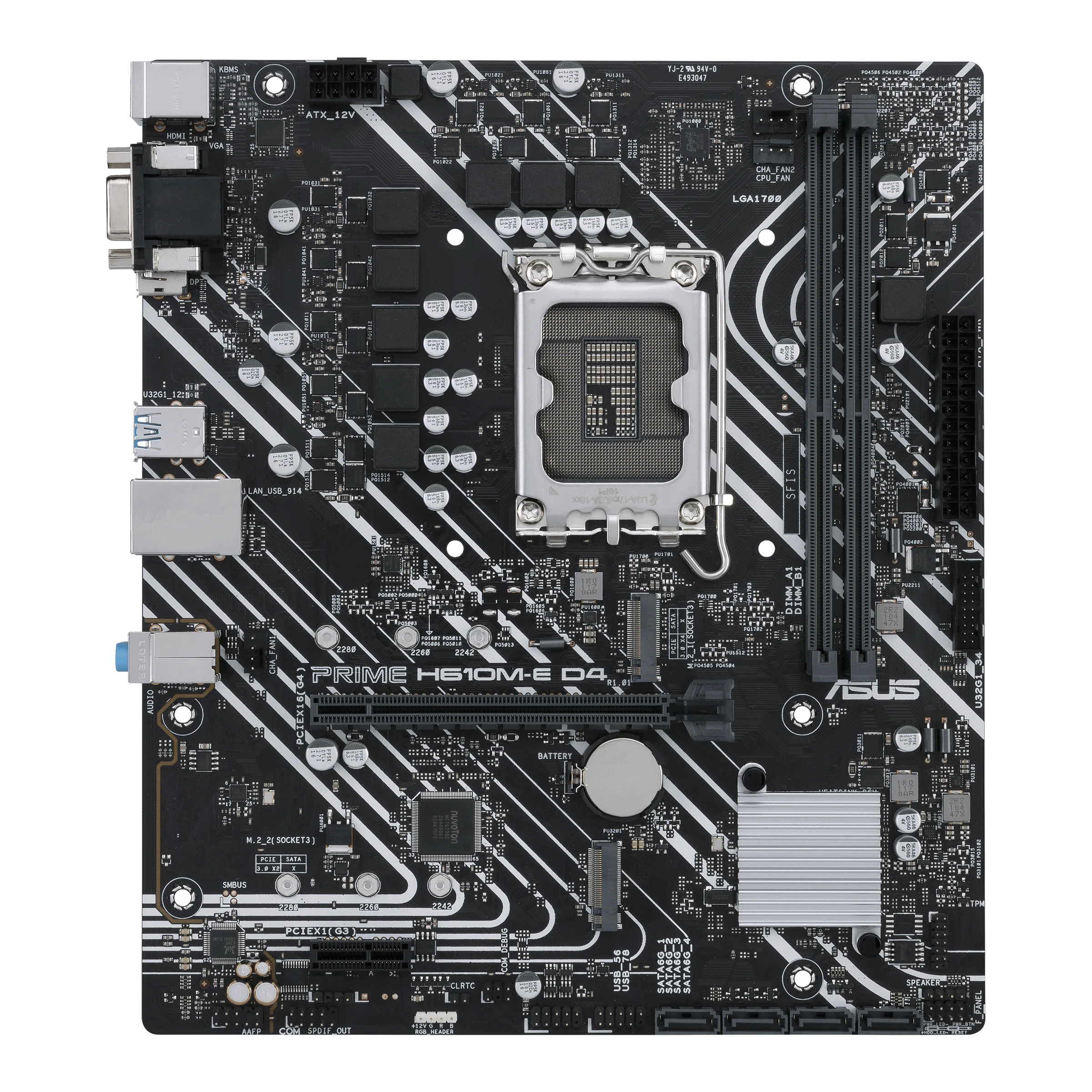 Mainboard Asus PRIME H610M-E D4 - 2 Khe Ram DDR4 - LGA 1700 - NEW