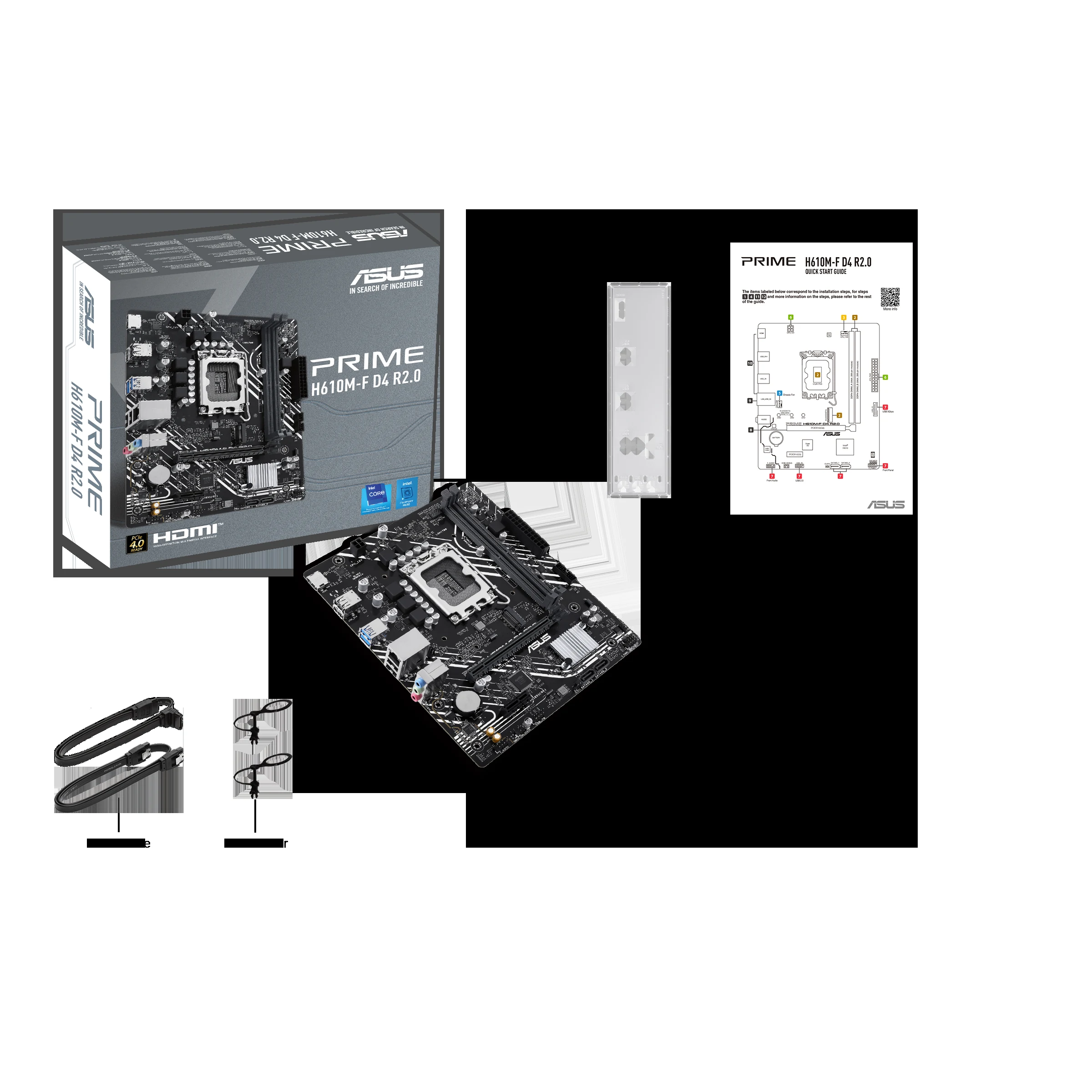 Mainboard Asus PRIME H610M-F D4 - 2 Khe Ram DDR4 - LGA 1700 - NEW