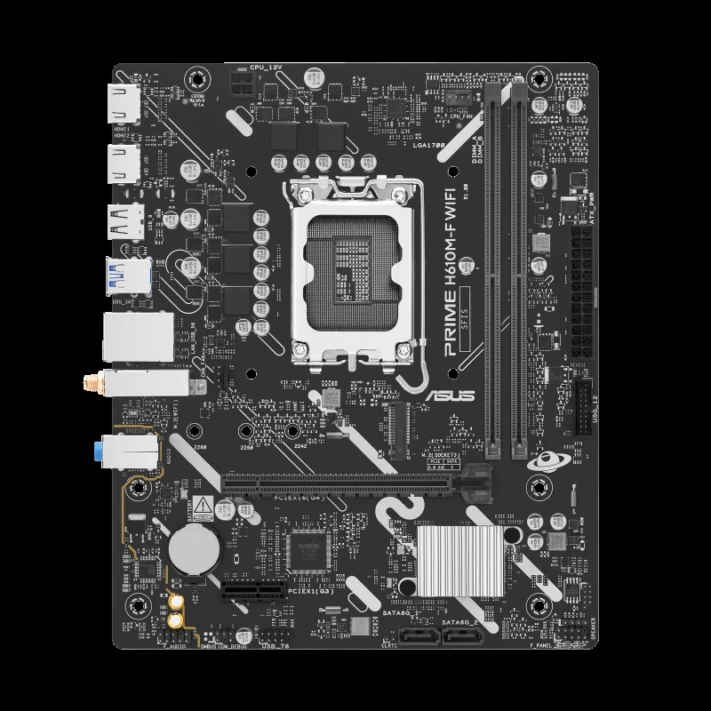 Mainboard Asus PRIME H610M-F D4 - 2 Khe Ram DDR4 - LGA 1700 - NEW
