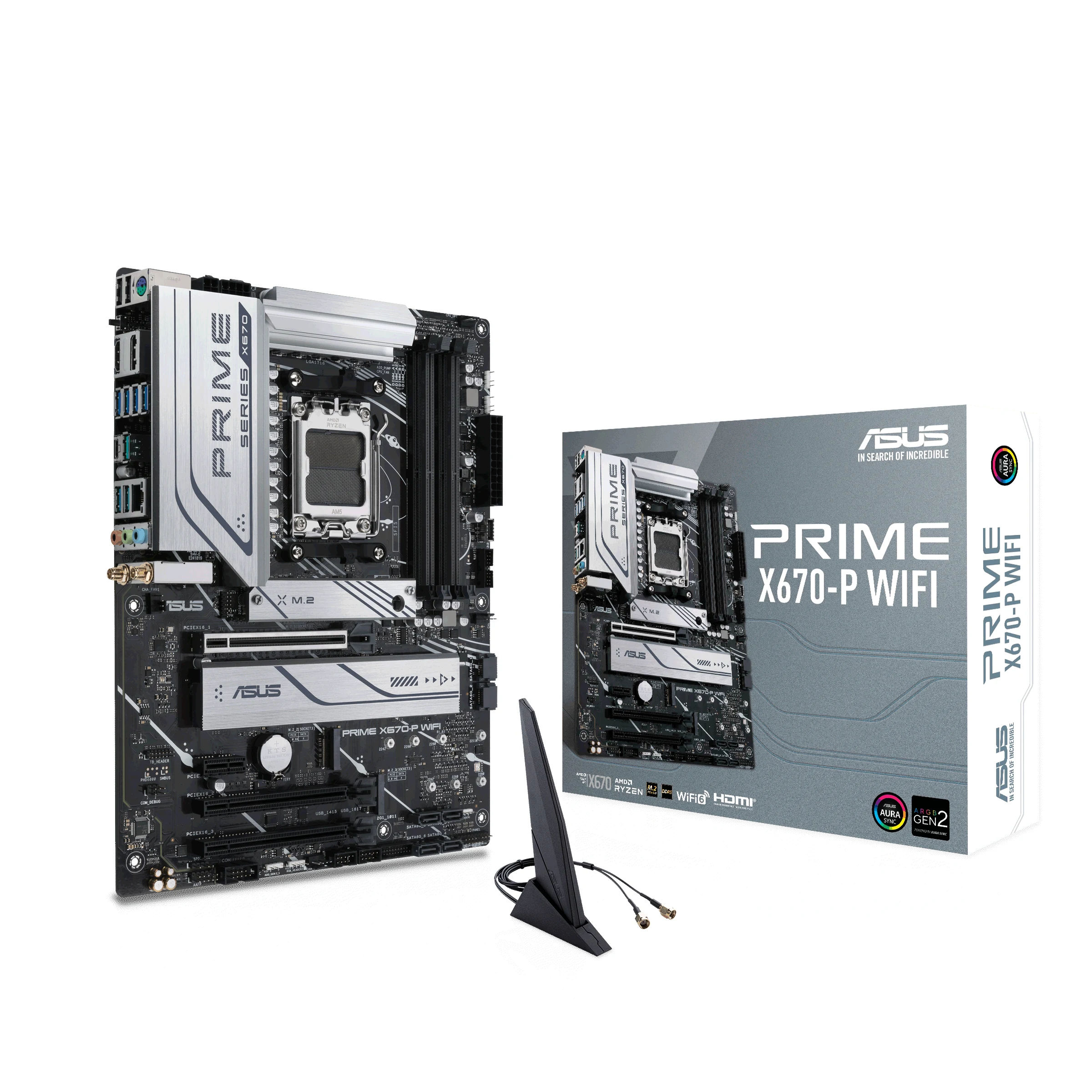 Mainboard ASUS PRIME X670-P - 4 Khe RAM DDR5 - AM5 - NEW