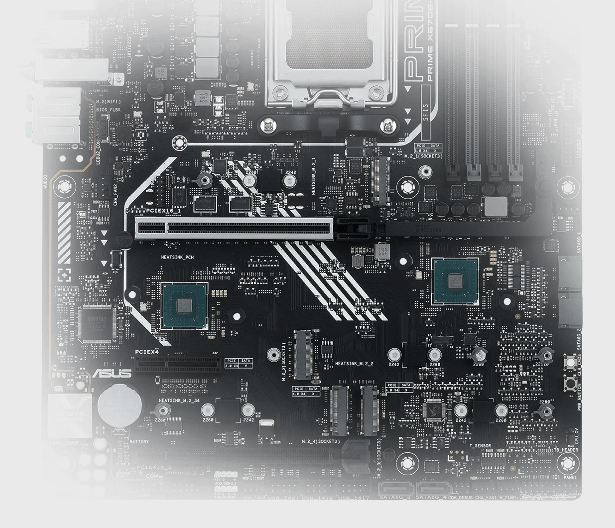 Mainboard ASUS PRIME X670E-PRO WIFI - 4 Khe RAM DDR5 - AM5 - NEW