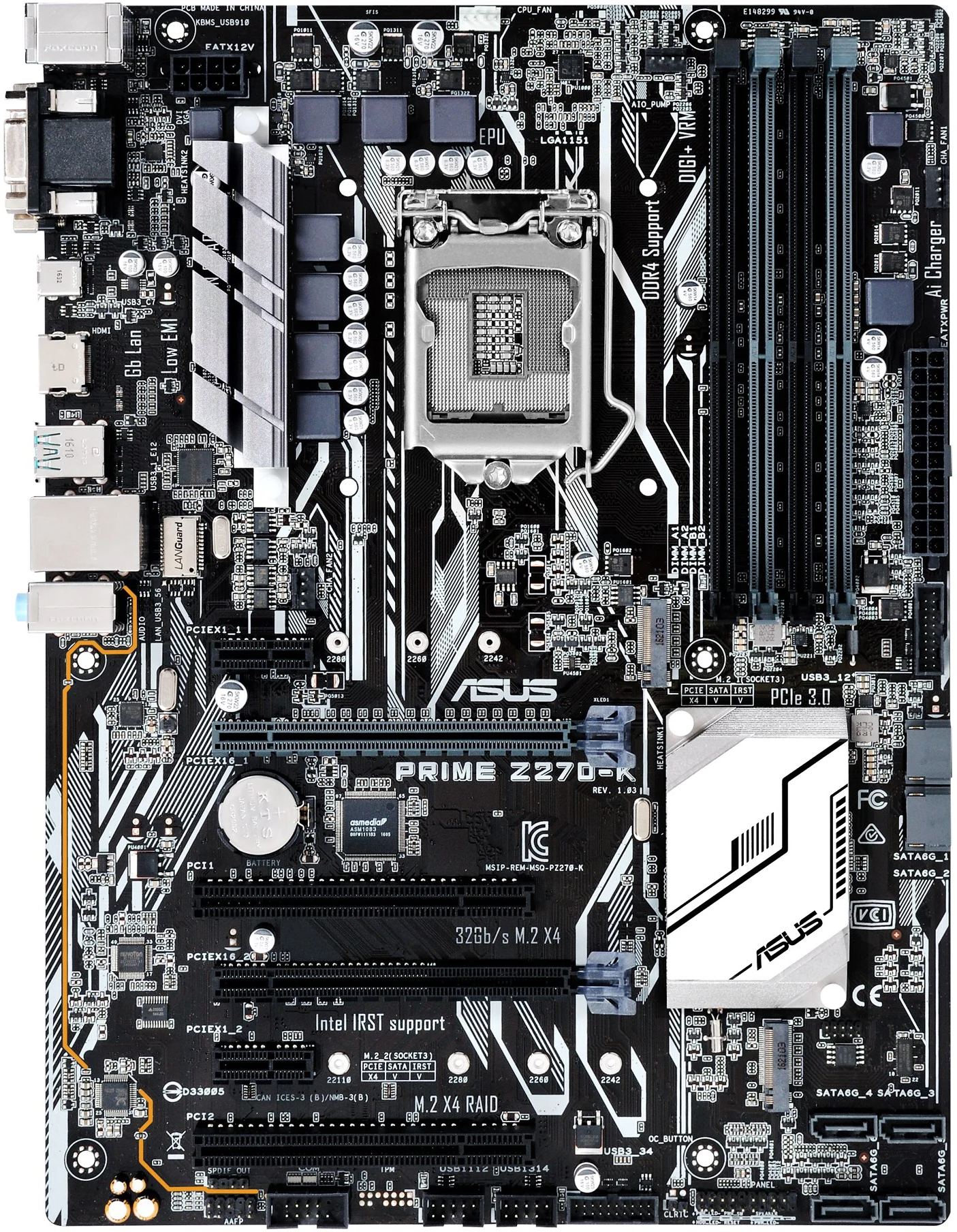 Mainboard ASUS PRIME Z270-K - LGA 1151 - NEW