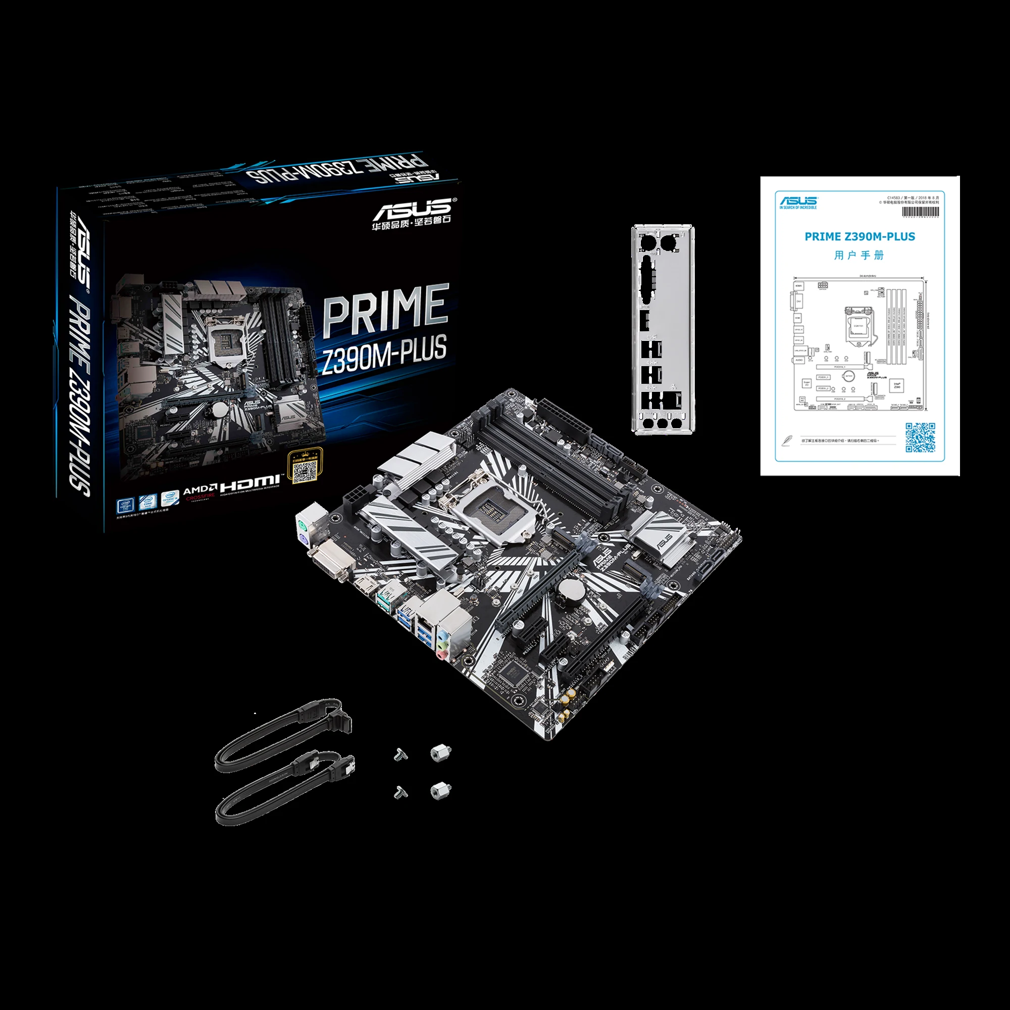 Mainboard ASUS PRIME Z390M-PLUS - LGA 1151 - NEW