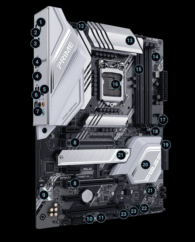 Mainboard ASUS PRIME Z490-A - LGA 1200 - NEW