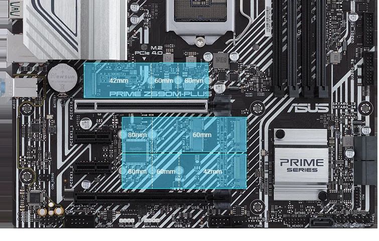Mainboard ASUS PRIME Z590M-PLUS - LGA 1200 - NEW