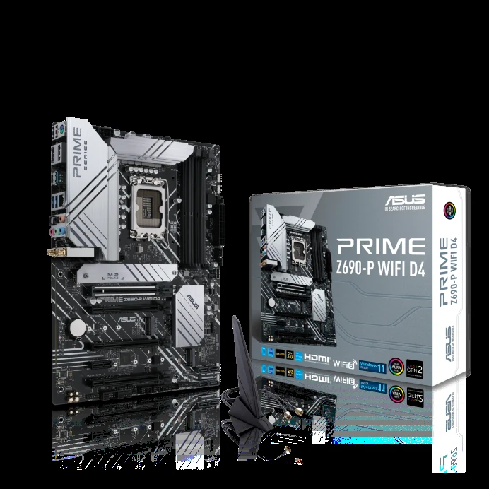 Mainboard ASUS Prime Z690-P WiFi D4 - 4 Khe RAM DDR4 - LGA 1700 - NEW