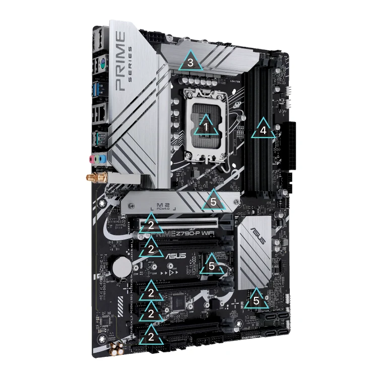 Mainboard ASUS Prime Z790-P WiFi - 4 Khe RAM DDR5 - LGA 1700 - NEW