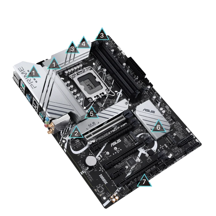 Mainboard ASUS Prime Z790-P WiFi - 4 Khe RAM DDR5 - LGA 1700 - NEW