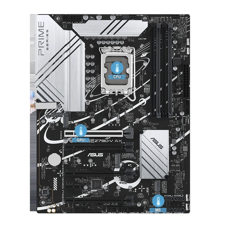 Mainboard ASUS Prime Z790-V AX - 4 Khe RAM DDR5 - LGA 1700 - NEW