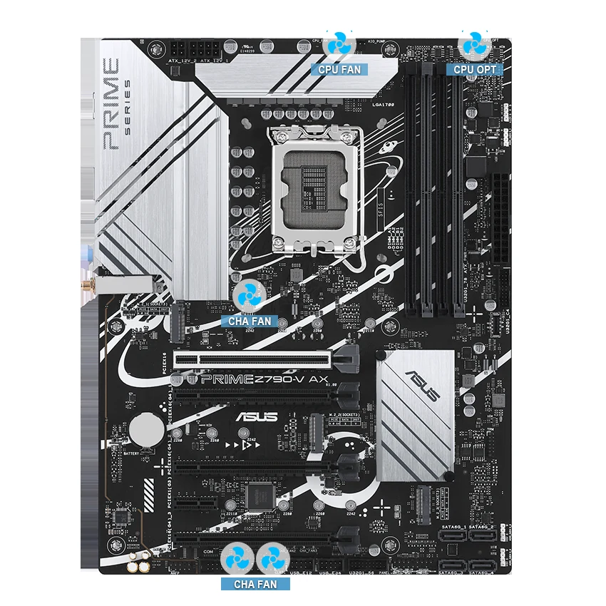 Mainboard ASUS Prime Z790-V AX - 4 Khe RAM DDR5 - LGA 1700 - NEW
