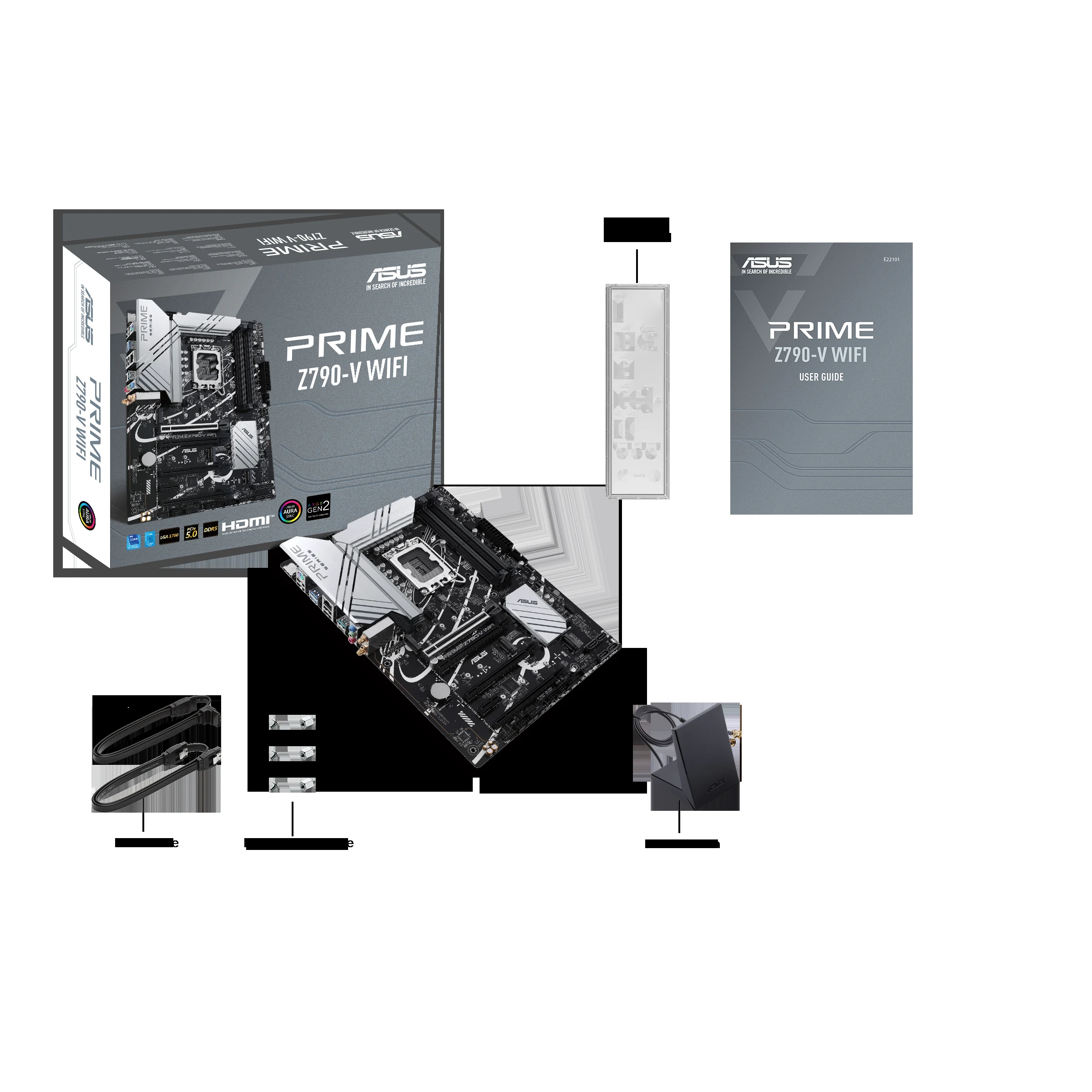 Mainboard ASUS Prime Z790-V WiFi - 4 Khe RAM DDR5 - LGA 1700 - NEW