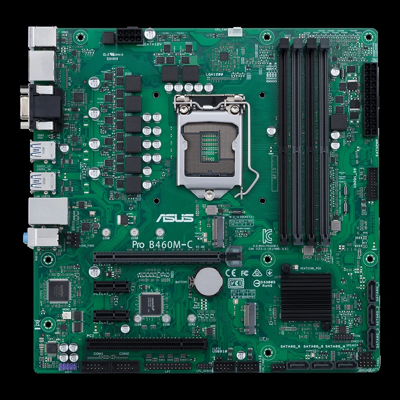 Mainboard ASUS Pro B460M-C/CSM - LGA 1200 - NEW