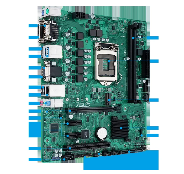 Mainboard ASUS Pro H510M-C/CSM - LGA 1200 - NEW