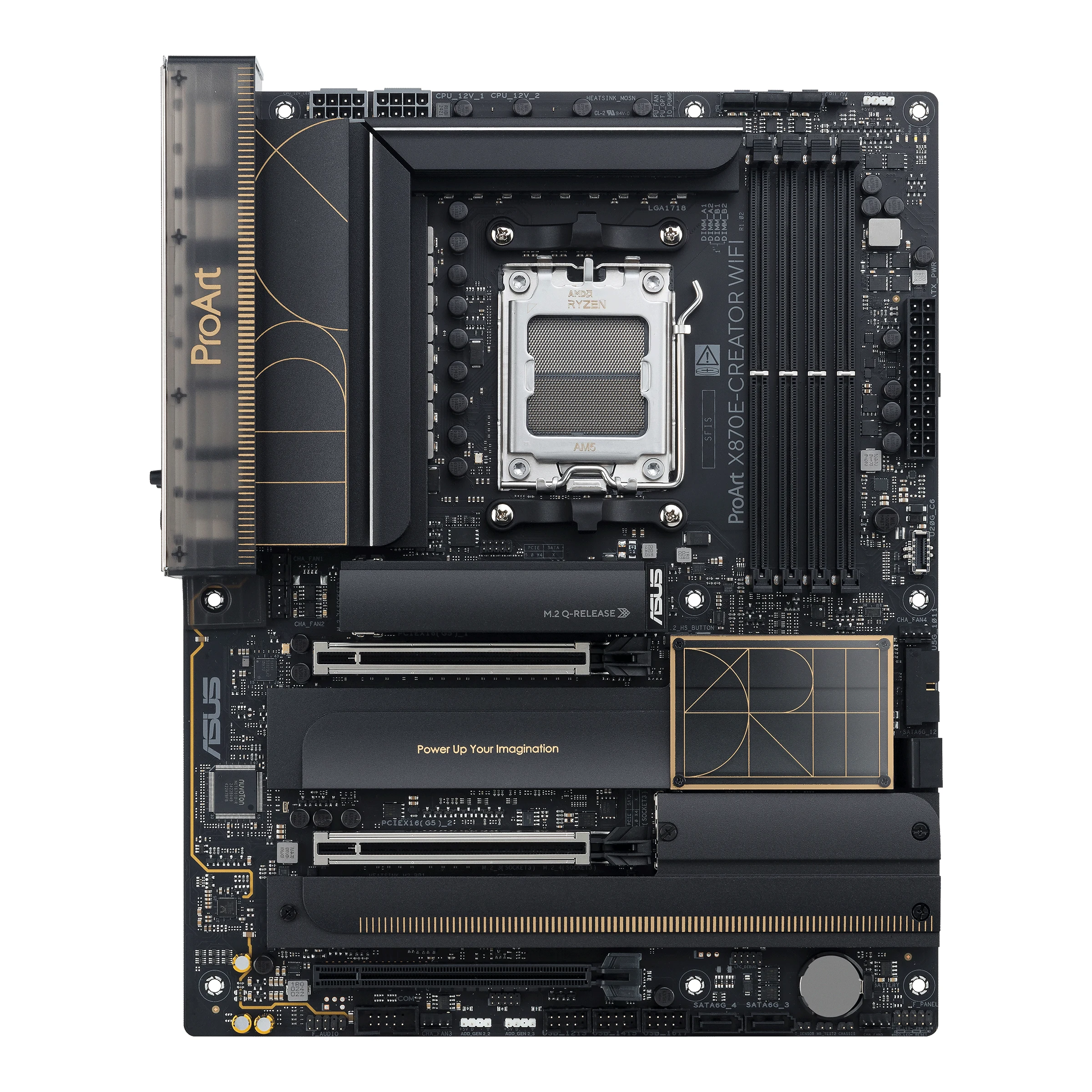 Mainboard ASUS PROART X870E-CREATOR WIFI - 4 Khe RAM DDR5 - AM5 - NEW