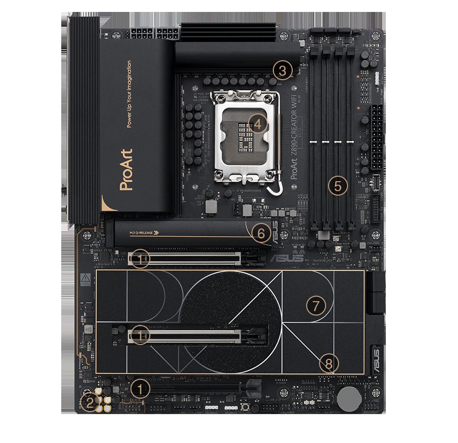 Mainboard ASUS ProArt Z590-CREATOR WIFI - LGA 1200 - NEW