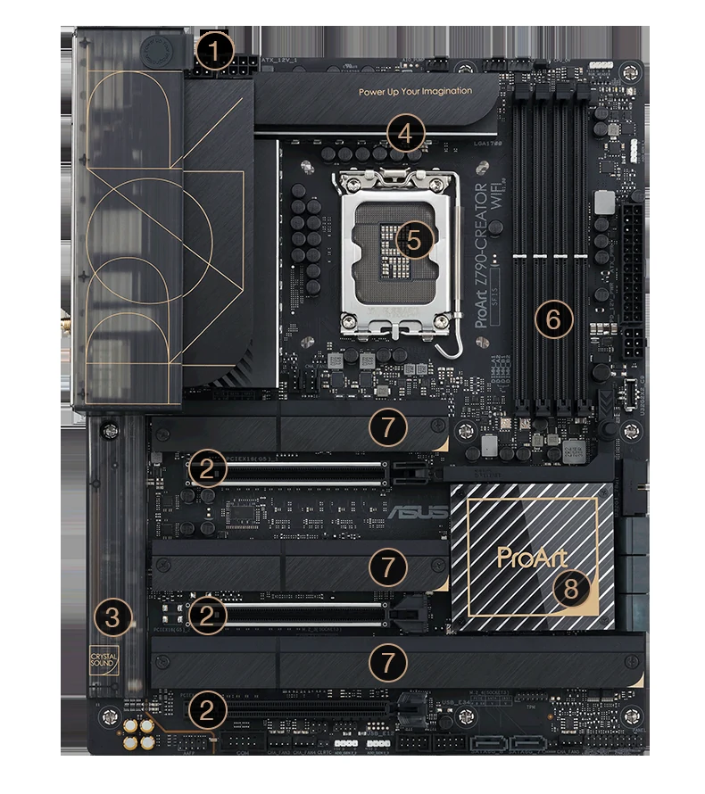 Mainboard ASUS ProArt Z590-CREATOR WIFI - LGA 1200 - NEW