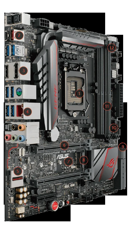 Mainboard ASUS ROG MAXIMUS VIII GENE - LGA 1151 - NEW