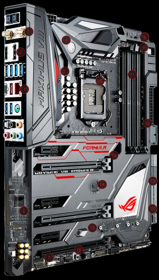 Mainboard ASUS ROG MAXIMUS VIII HERO - LGA 1151 - NEW