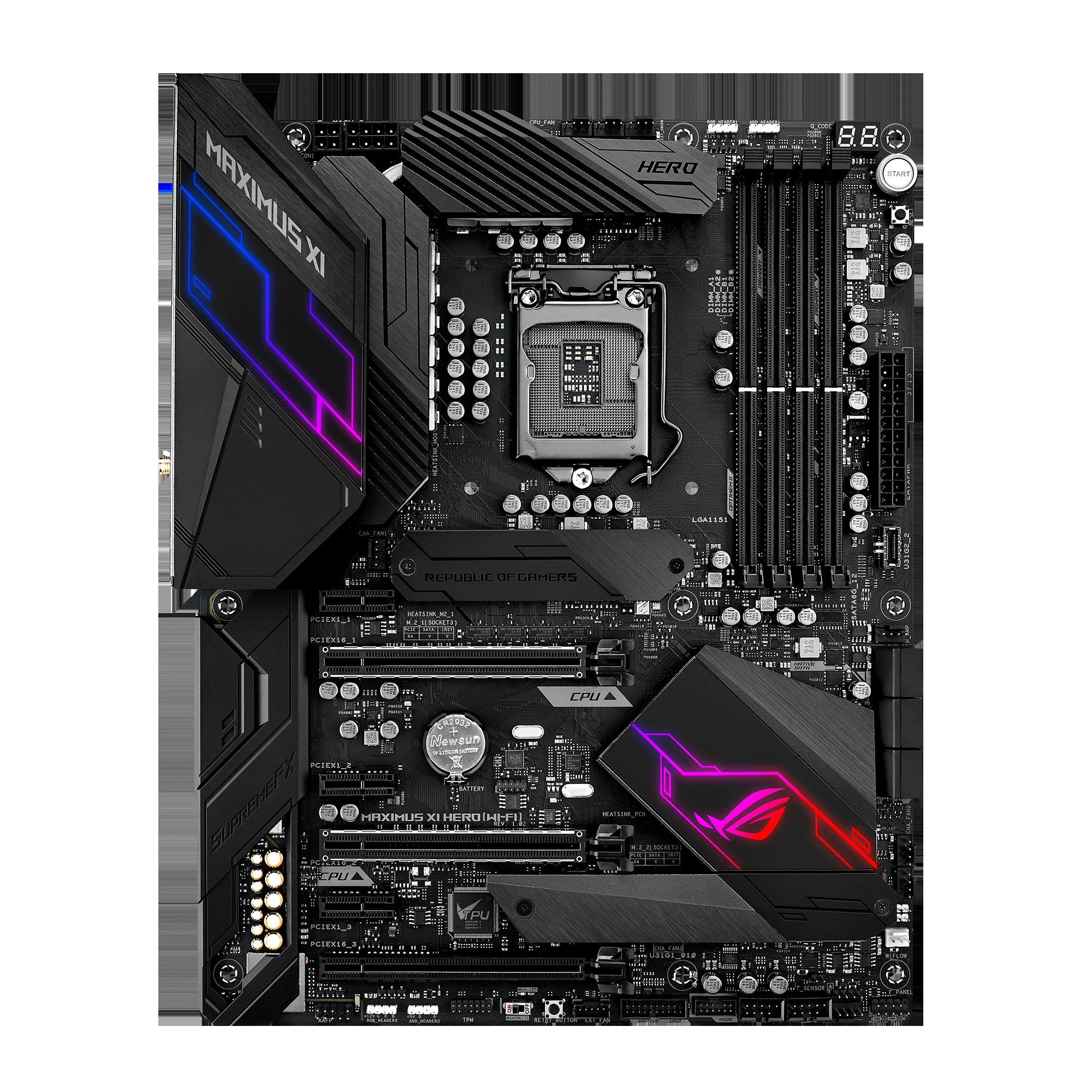 Mainboard ASUS ROG MAXIMUS X HERO - LGA 1151 - NEW
