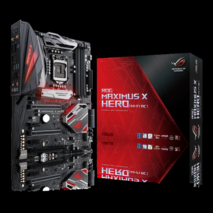 Mainboard ASUS ROG MAXIMUS X HERO WIFI AC - LGA 1151 - NEW
