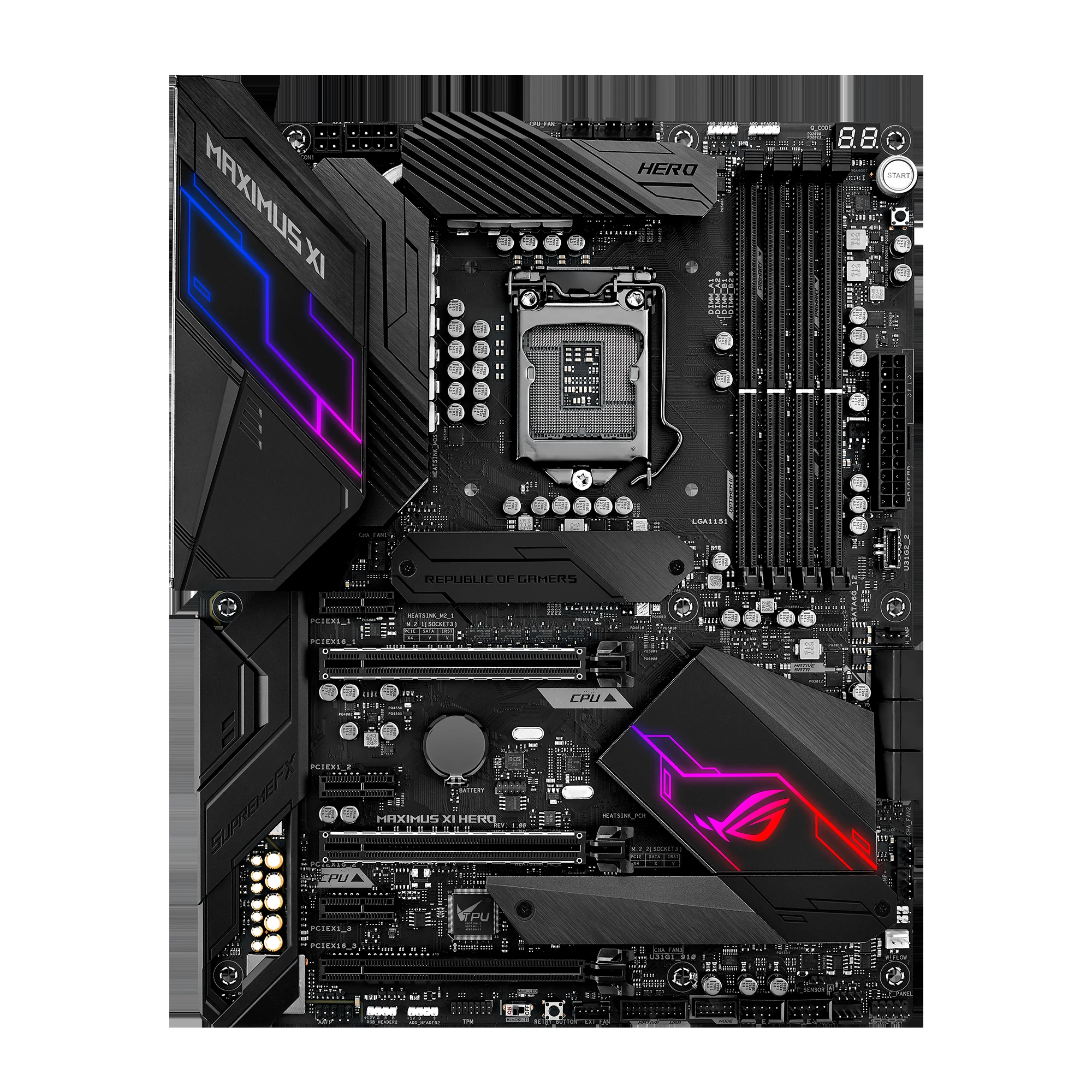 Mainboard ASUS ROG MAXIMUS XI HERO - LGA 1151 - NEW