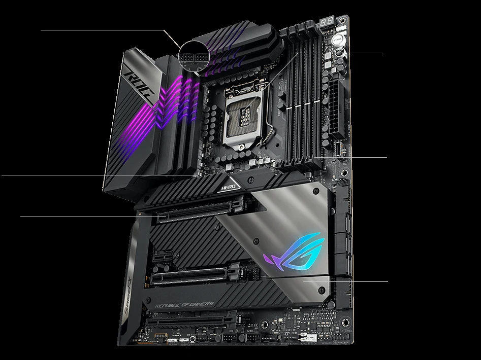 Mainboard ASUS ROG MAXIMUS XIII HERO - LGA 1200 - NEW