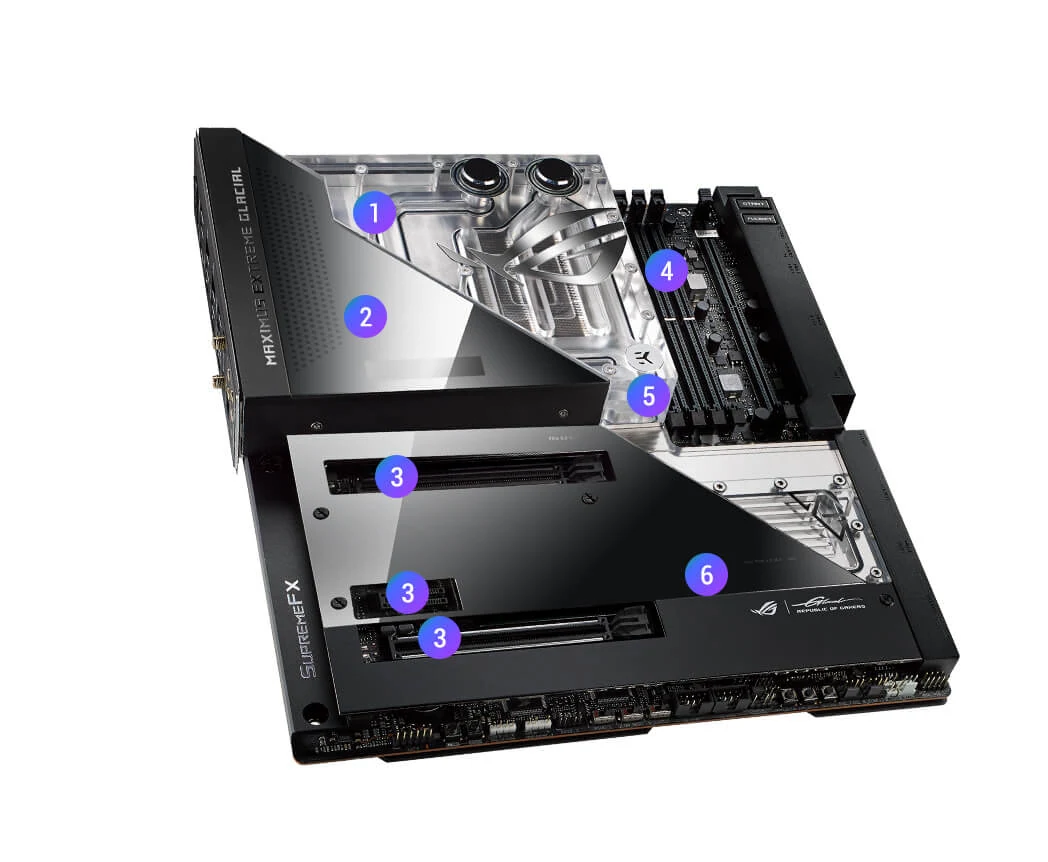 Mainboard ASUS ROG Maximus Z690 Extreme Glacial - 4 Khe RAM DDR5 - LGA 1700 - NEW