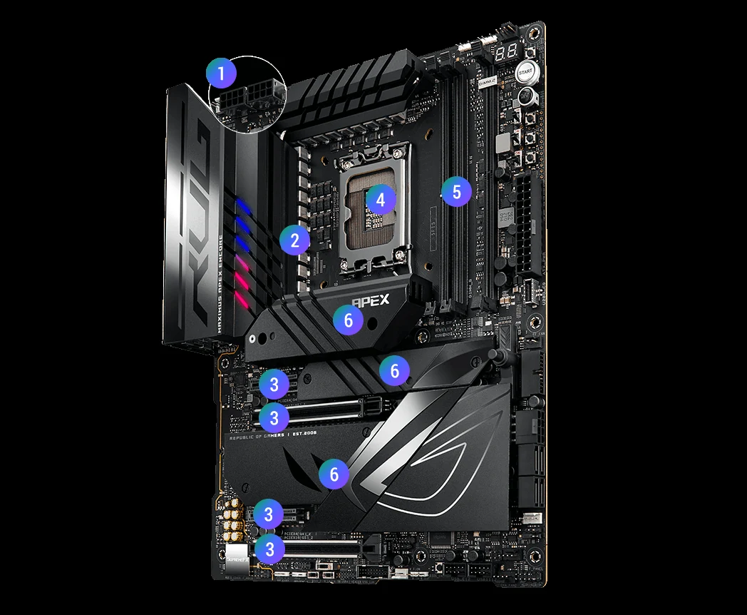 Mainboard ASUS ROG Maximus Z790 Apex Encore - 2 Khe RAM DDR5 - LGA 1700 - NEW