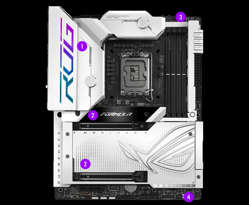 Mainboard ASUS ROG Maximus Z790 Formula - 4 Khe RAM DDR5 - LGA 1700 - NEW