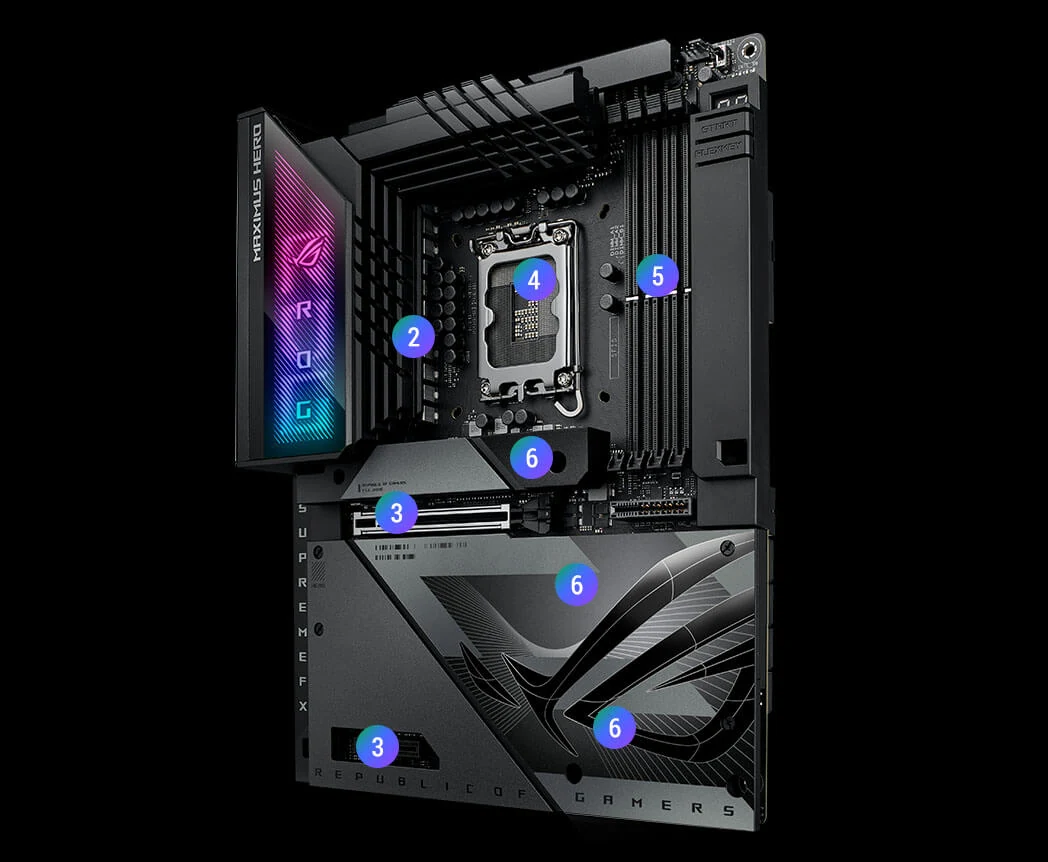 Mainboard ASUS ROG Maximus Z790 Hero BTF - 4 Khe RAM DDR5 - LGA 1700 - NEW