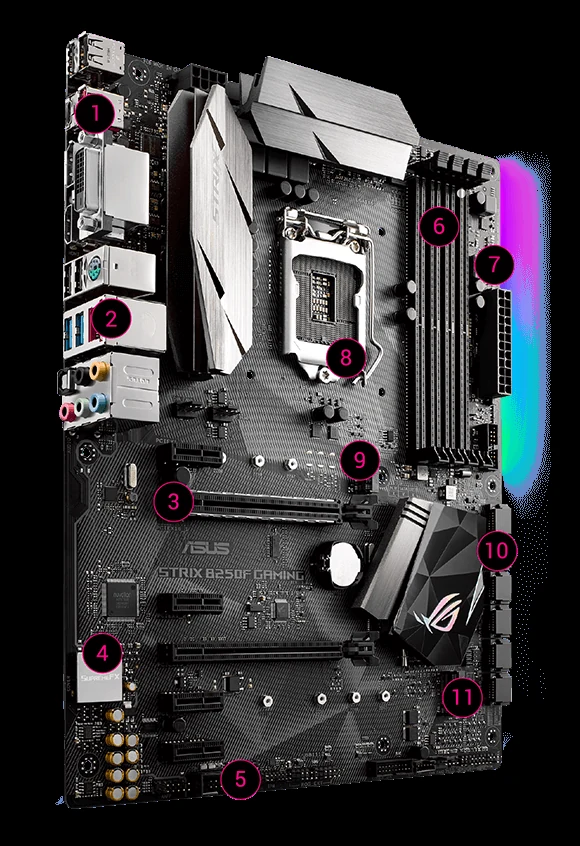 Mainboard ASUS ROG STRIX B250F GAMING - LGA 1151 - NEW