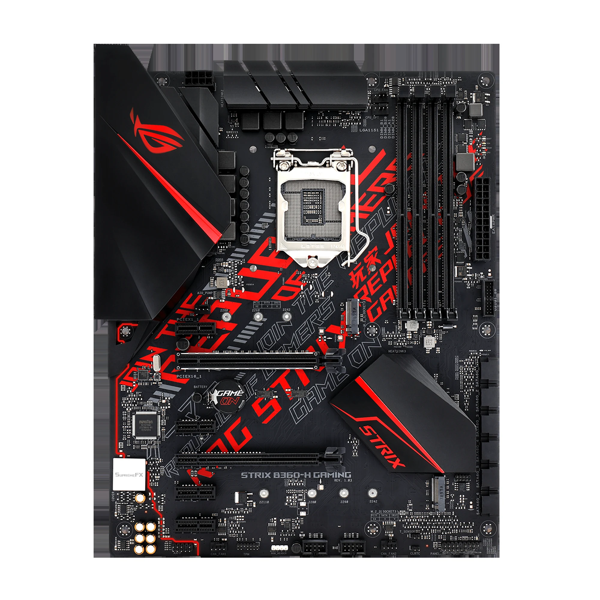 Mainboard ASUS ROG STRIX B360-H GAMING - LGA 1151 - NEW