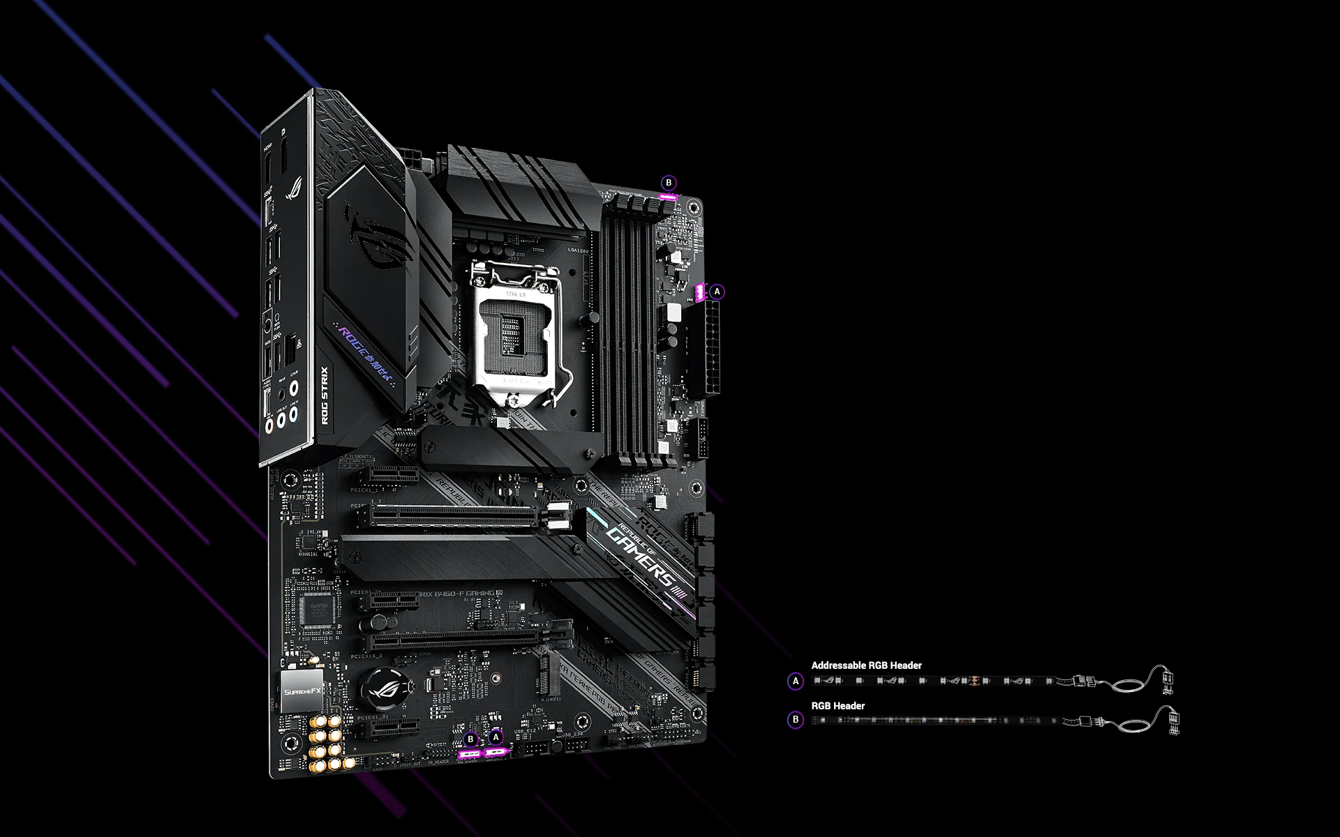 Mainboard ASUS ROG STRIX B460-F GAMING - LGA 1200 - NEW