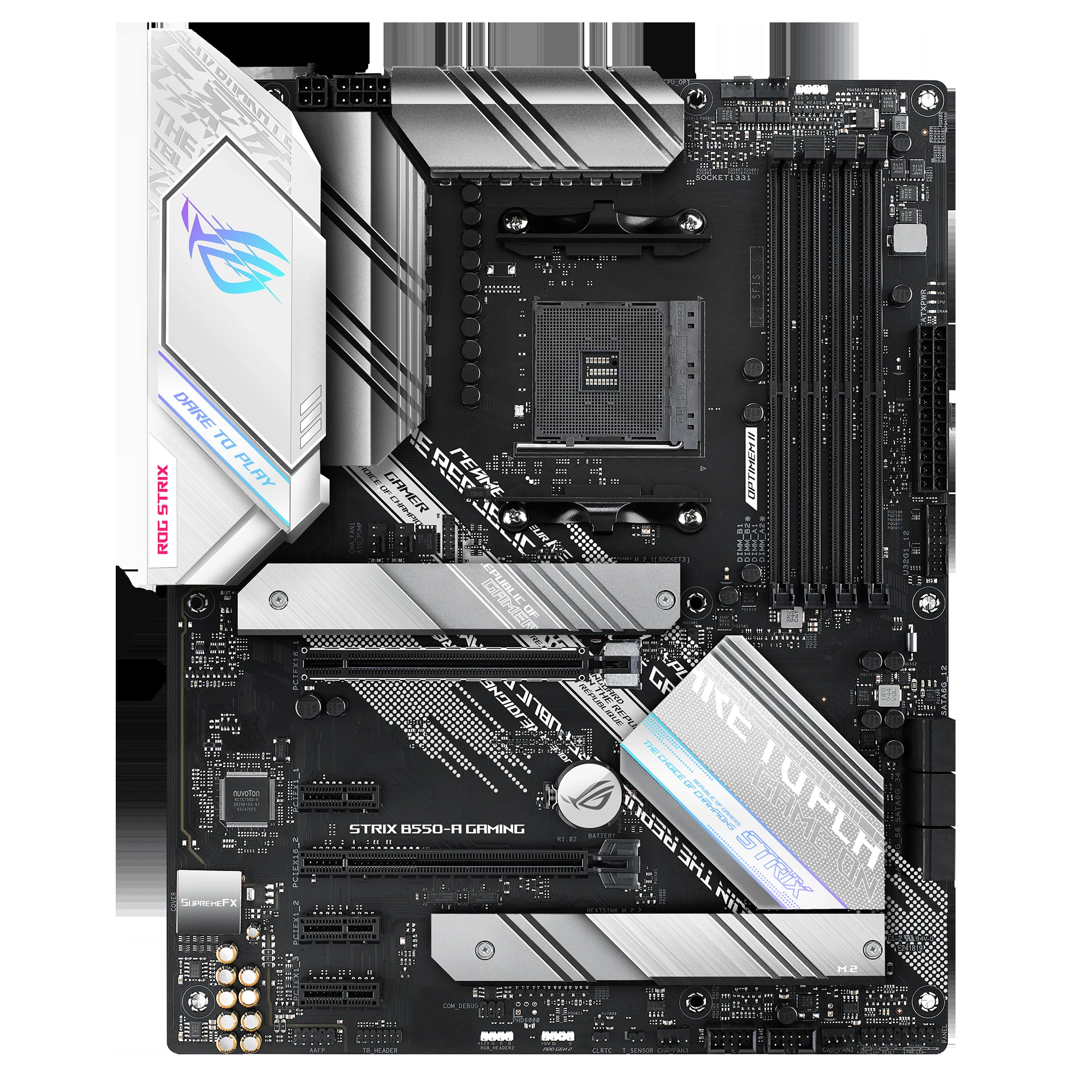 Mainboard ASUS ROG STRIX B550-A GAMING - 4 Khe RAM DDR4 - AM4 - NEW